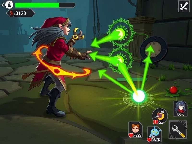 Warlock S Fennel Fury gameplay screenshot showing magical fennel attacks